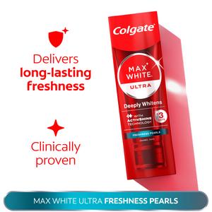 Colgate Max White Ultra Freshness Pearls Teeth Whitening Toothpaste 75ml - gallery image 4