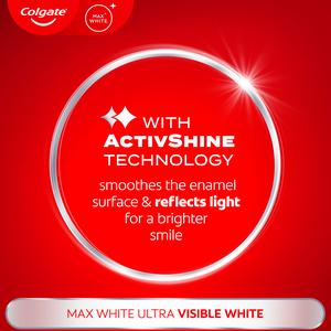Colgate Max White Ultra Active Foam Teeth Whitening Toothpaste 75ml - gallery image 4