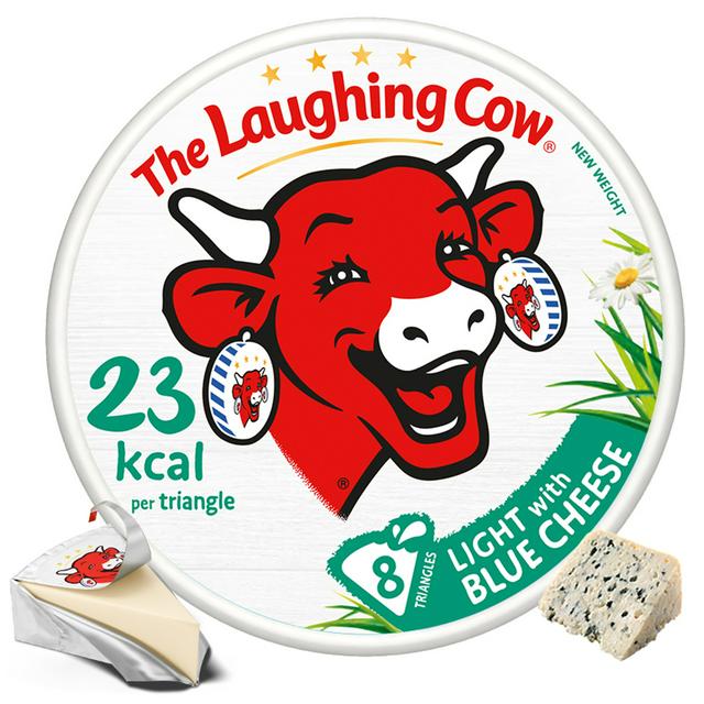 The Laughing Cow Light Blue Cheese Spread Triangles x8 120g - gallery image 1