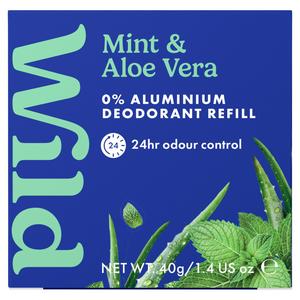 Wild Mint & Aloe Vera Natural Deodorant Refill 40g