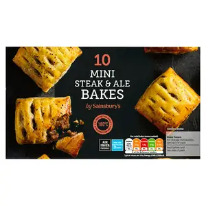 Sainsbury's Mini Steak & Ale Bakes x10 300g