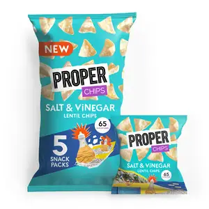 Properchips Salt & Vinegar Lentil Chips 5x14g