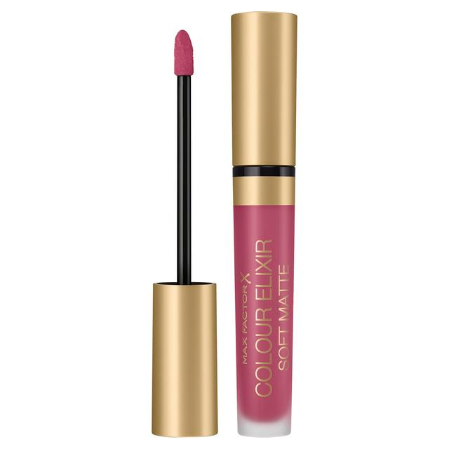 Max Factor Colour Elixir Soft Matte Liquid Lipstick 20 Blushing Peony 4ml - gallery image 1