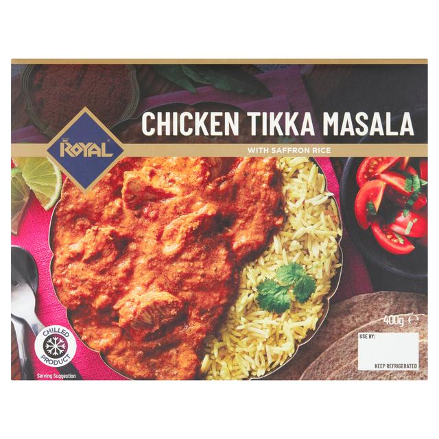 Royal Chicken Tikka Masala with Saffron Rice 400g Sainsbury's