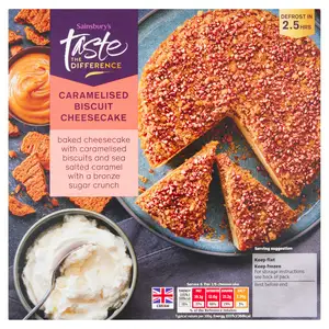 Sainsbury's Caramelised Biscuit Cheesecake, Taste the Difference 520g