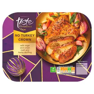 Sainsbury's No Turkey Crown with Sage & Onion Melts, Taste the Difference 490g