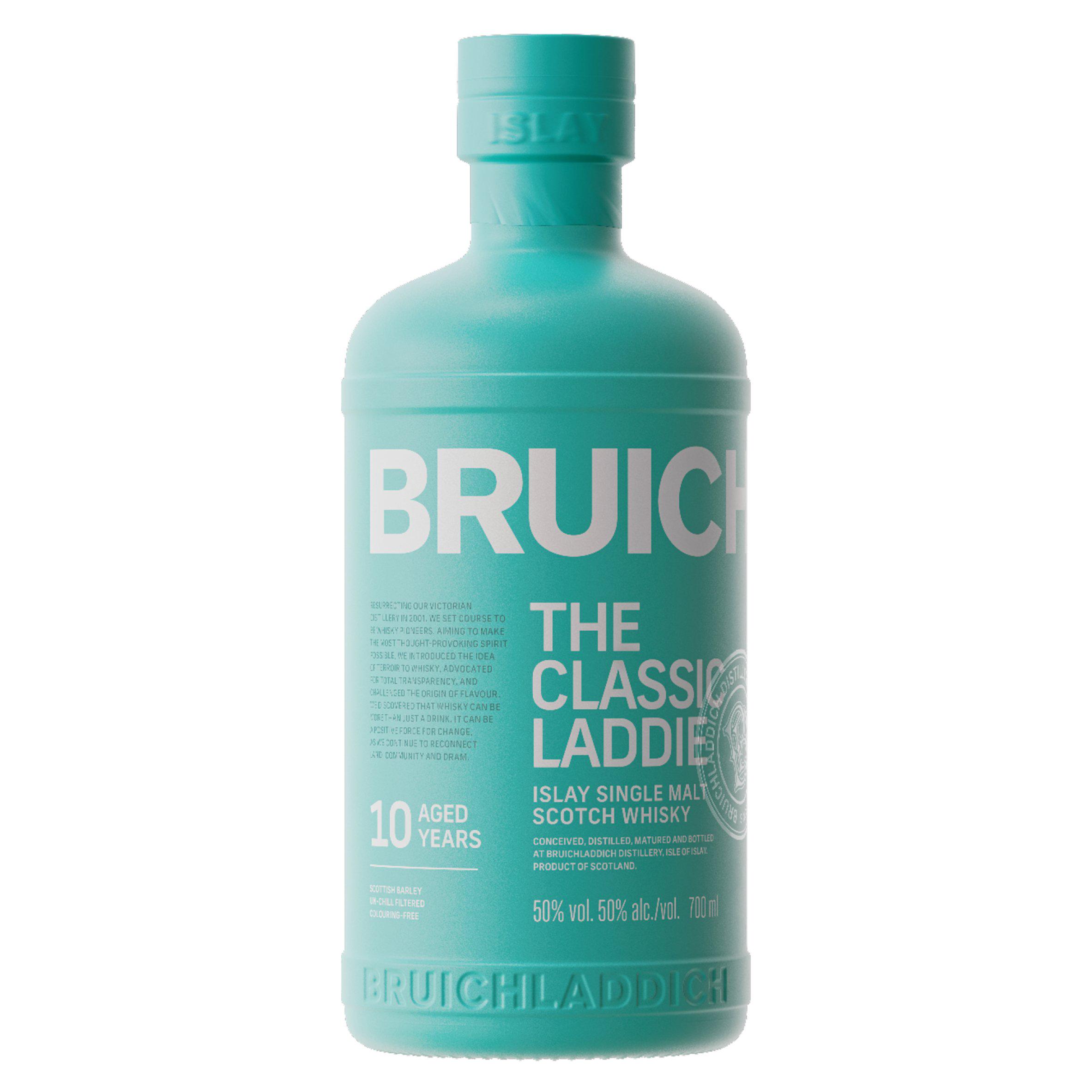 Bruichladdich the Classic Laddie 70cl Unpeated Islay Single Malt Scotch Whisky Bottle