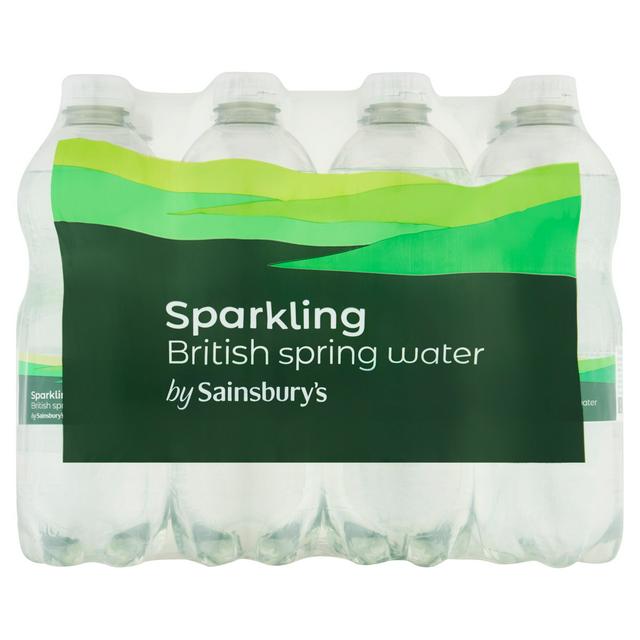 Sainsburys British Bottled Sparkling Spring Water 12x500ml