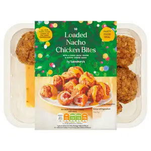 Sainsbury's Fully Loaded Nacho Chicken Bites x10 380g