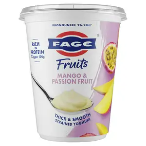 Fage Fruits Mango & Passion Fruit Strained Yoghurt 380g