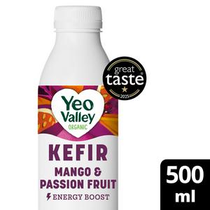 Yeo Valley Organic Kefir Mango & Passion Fruit 500ml