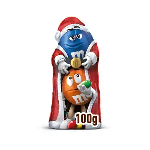 M&M’s Milk Chocolate Christmas Santa Shape with Mini Chocolate M&M’s 100g