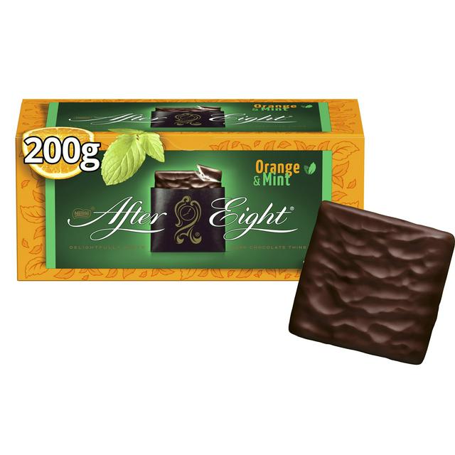 After Eight Orange & Mint Dark Chocolate Box 200g - gallery image 1