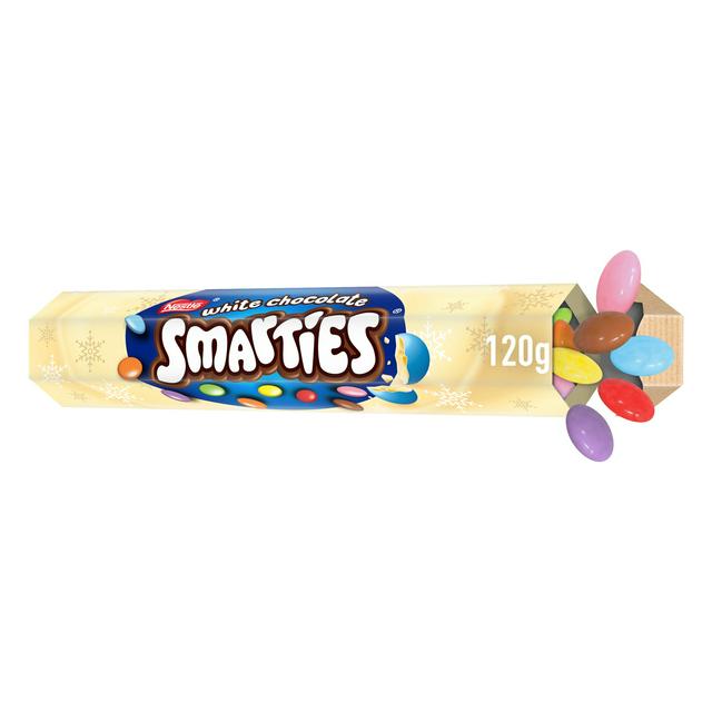 Smarties 120g White Chocolate Giant Tube - gallery image 1