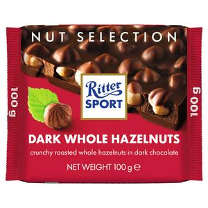 Ritter Sport Nut Selection Dark Whole Hazelnuts 100g