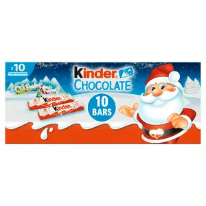 Kinder Chocolate Wrapped Small Bars x10 125g