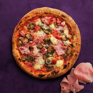 Crosta & Mollica Regina Sourdough Pizza Prosciutto Ham Mushrooms & Mozzarella 448g - gallery image 2