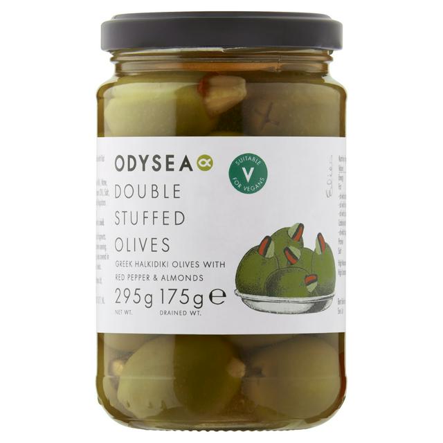 Sainsburys Odysea Double Stuffed Olives 295g (175g*)
