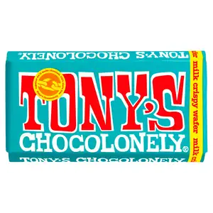 Tony's Chocolonely Fairtrade Milk Crispy Wafer 180g