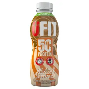 Ufit Salted Caramel Flavour High Protein Milkshake 500ml