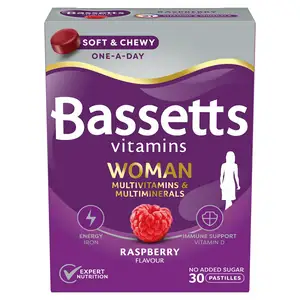 Bassetts Vitamins Woman Multivitamins & Multiminerals Raspberry Flavour Pastilles x30