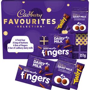 Cadbury 351g Chocolate Favourites Christmas Selection Box - gallery image 2
