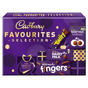 Cadbury Chocolate & Biscuits Favourites Selection Gift Box 370g