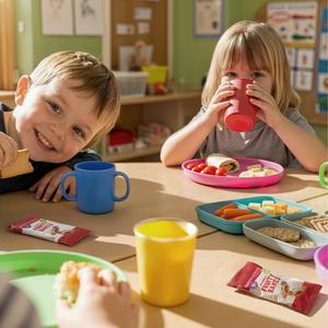 Kiddylicious Peach & Banana Fruity Bakes Baby Snacks 6x22g - gallery image 4