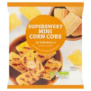 Sainsbury's Supersweet Mini Corn Cobs 875g