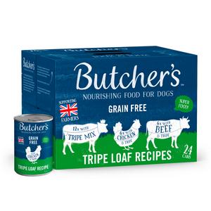 Butcher's Tripe Loaf Recipes Wet Dog Food Tins 24 x 400g - gallery image 5