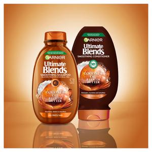 Garnier Ultimate Blends Coconut Oil & Cocoa Butter Vegan Conditioner for Frizzy & Curly Hair 400ml - gallery image 5