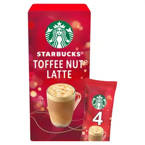 Starbucks Toffee Nut Latte Coffee Sachets, Limited Edition 4x23g