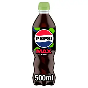 Pepsi Max Lime No Sugar Cola Bottle 500ml