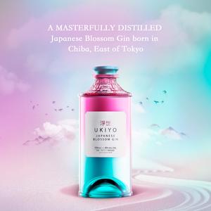 Ukiyo Japanese Blossom Gin 700ml - gallery image 2