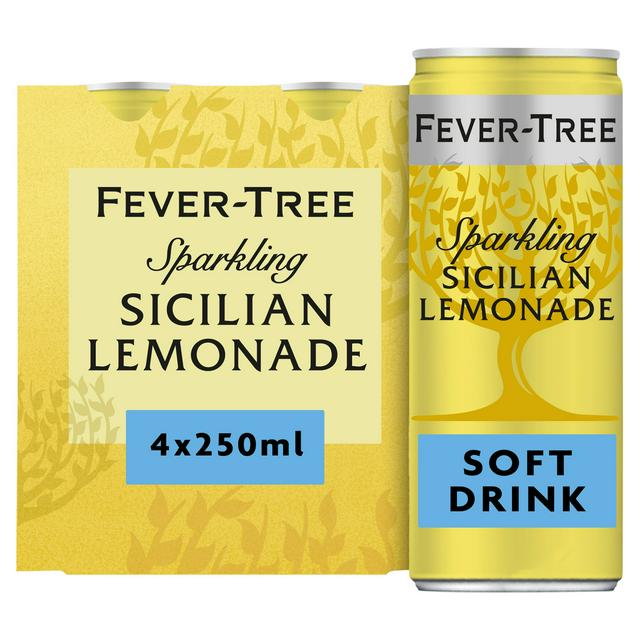 Fever-Tree Light Sicilian Lemonade 4X250ml