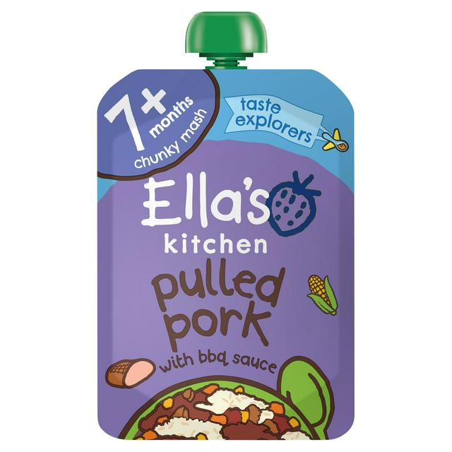 Ella's Kitchen Organic Pulled Pork Baby Food Pouch 7+ Months 130g - gallery image 1