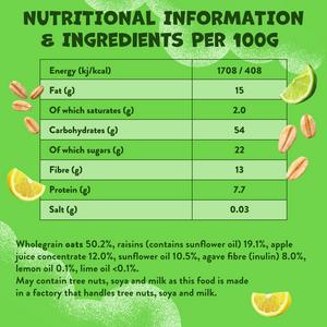 Goodies 6 x 23g Lemon & Lime Multipack Kids Snack Oat Bars - gallery image 4