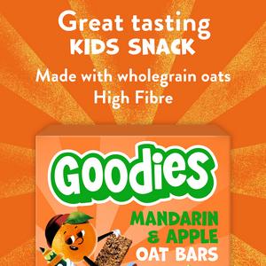 Goodies 6 x 23g Mandarin & Apple Multipack Kids Snack Oat Bars - gallery image 2