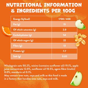 Goodies 6 x 23g Mandarin & Apple Multipack Kids Snack Oat Bars - gallery image 4