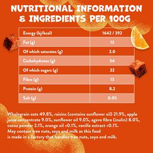 Goodies Chocolate Orange Mini Flapjack Oat Bar Bites Kids Snacks Multipack 4 x 23g - gallery image 4