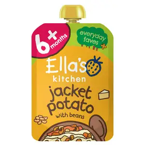 Ella's Kitchen Organic Jacket Potato, Beans & Cheese Baby Food Pouch 6+ Months 100g