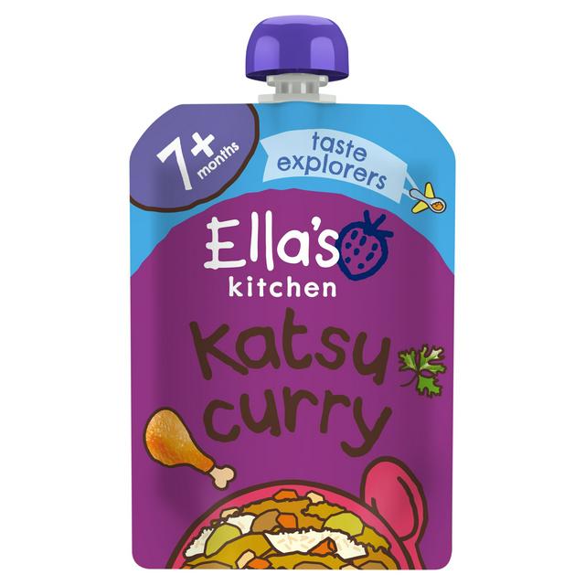 Ella's Kitchen Organic Katsu Curry Baby Food Pouch 7+ Months 130g - gallery image 1