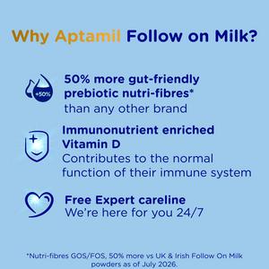 Aptamil 2 Follow On Baby Milk Formula Powder 6-12 Months Big Pack 1.2kg - gallery image 2
