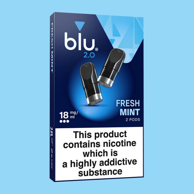 Blu 2.0 Fresh Mint Vape Pods 18mg Sainsbury s