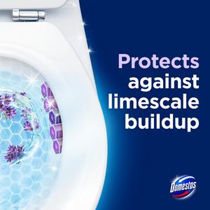 Domestos Power 5 Lavender Toilet Freshener Rim Block Cleaner Duo Pack 2x50g - gallery image 4