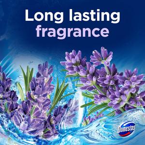 Domestos Power 5 Lavender Toilet Freshener Rim Block Cleaner Duo Pack 2x50g - gallery image 5