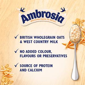 Ambrosia Ready to Eat Porridge Oat Cereal Pot Golden Syrup 210g - gallery image 2