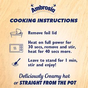 Ambrosia Ready to Eat Porridge Oat Cereal Pot Original 210g - gallery image 5