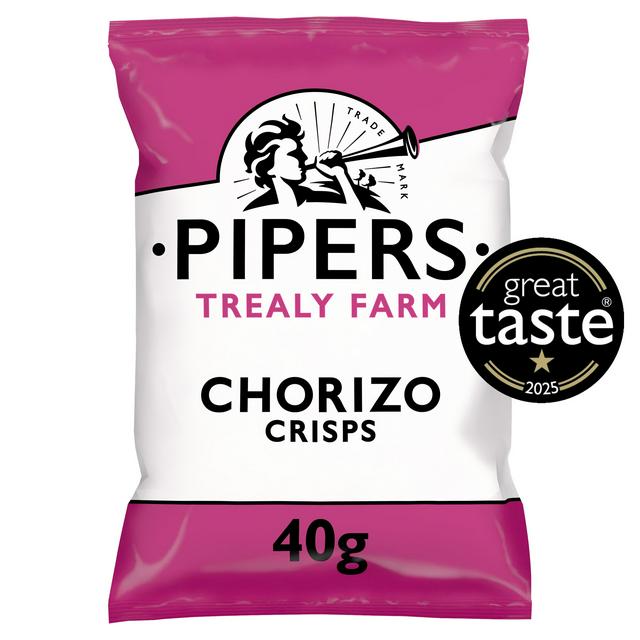 Pipers Trealy Farm Chorizo Crisps 40g