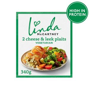 Linda Mccartney 2 Cheese Leek And Red Onionplaits 340G